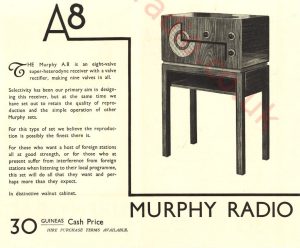 Murphy A8 Pedestal Receiver